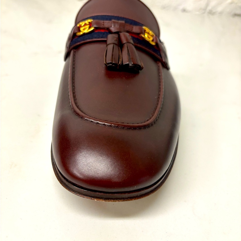 Gucci Burgundy Mule Size 10 NWT